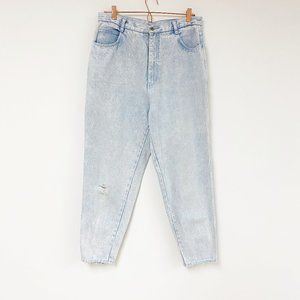 Vintage Stefano Snap Hem Light Wash Jean 14